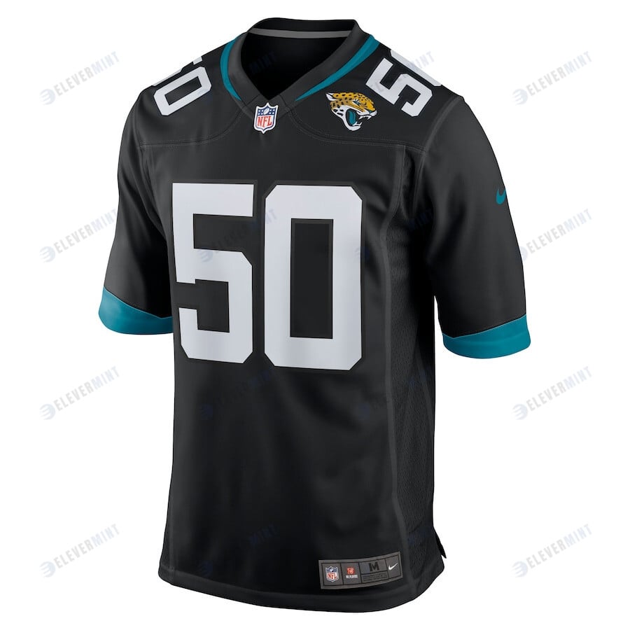 Shaquille Quarterman 50 Jacksonville Jaguars Men's Game Jersey - Black