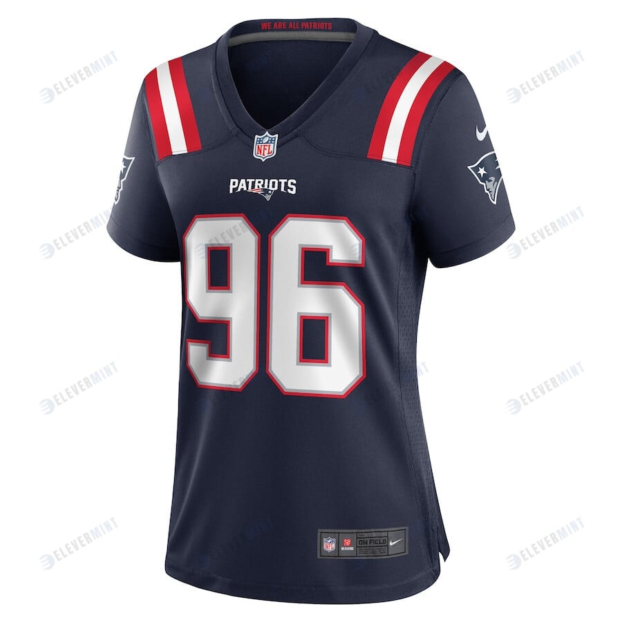 Sam Roberts 96 New England Patriots Women Game Jersey - Navy