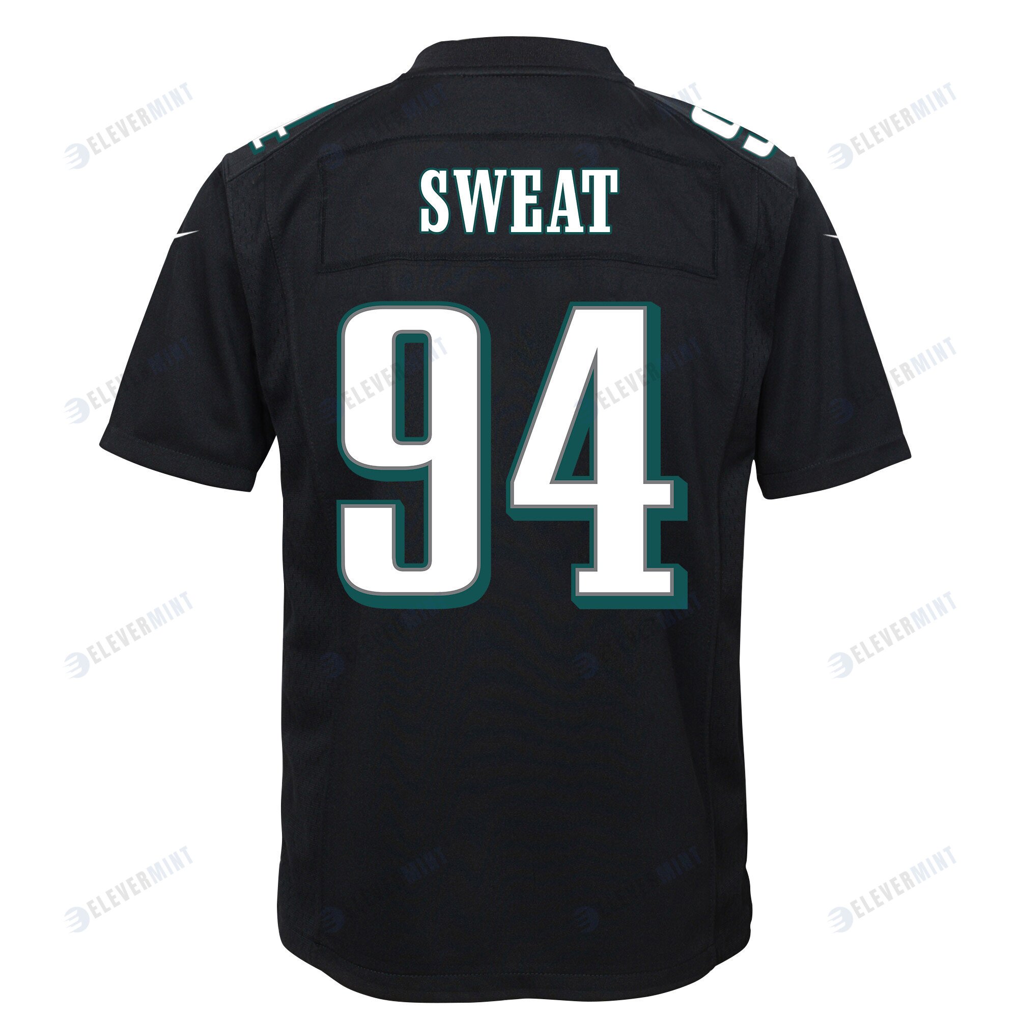Josh Sweat 94 Philadelphia Eagles Super Bowl LVII Champions 2 Stars Youth Game Jersey - Black