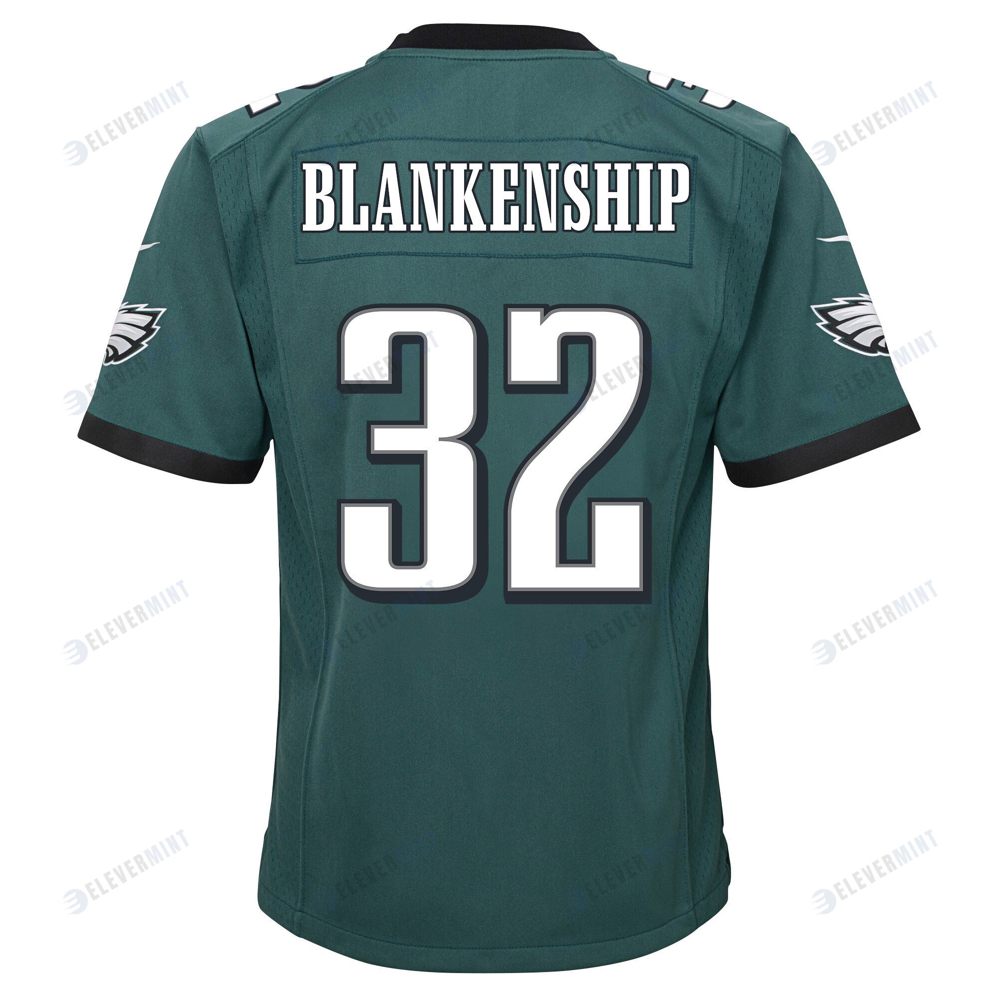 Reed Blankenship 32 Philadelphia Eagles Super Bowl LVII Champions 2 Stars 2 Stars Youth Game Jersey - Black
