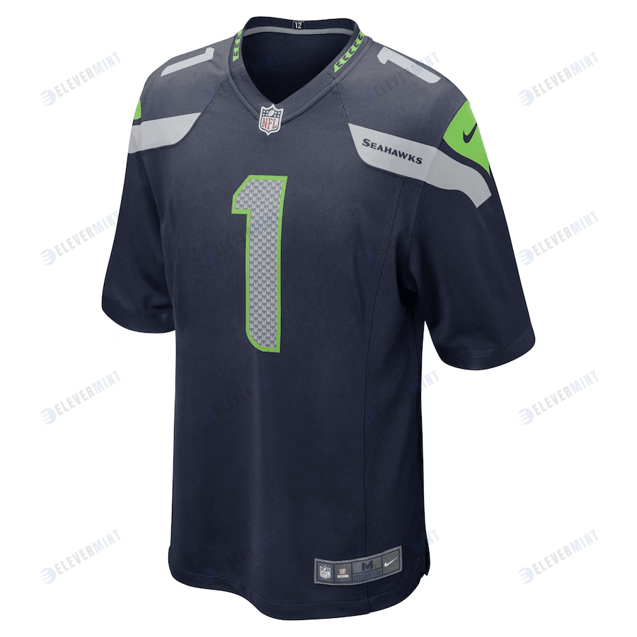 Jaxon Smith-Njigba Seattle Seahawks 2023 NFL Draft First Round Pick Game Jersey - College Navy