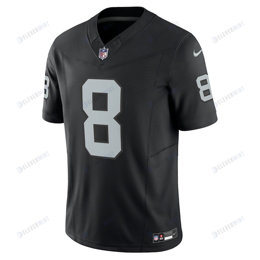 Josh Jacobs 8 Las Vegas Raiders Nike Vapor F.U.S.E. Limited Jersey - Black