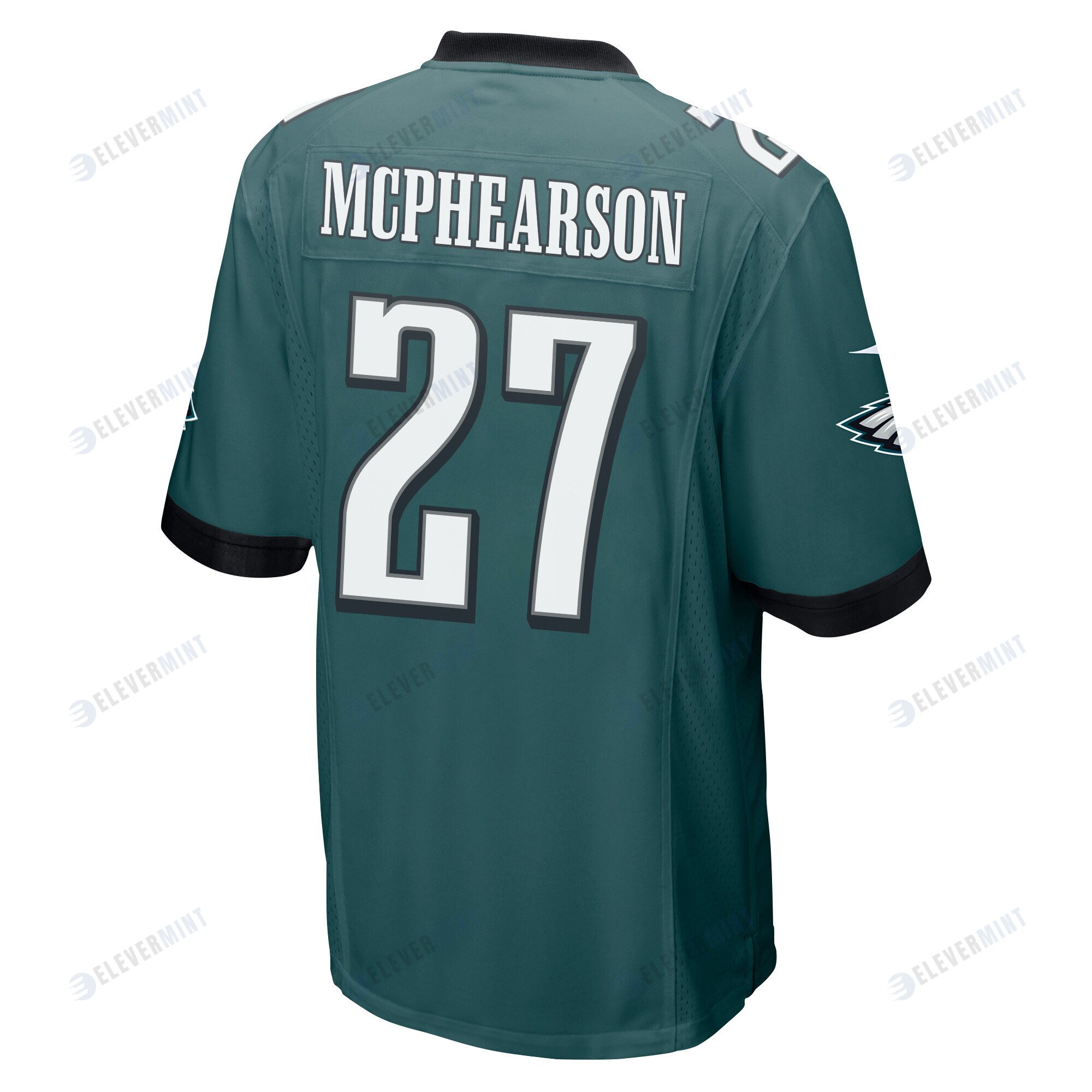 Zech McPhearson 27 Philadelphia Eagles Super Bowl LVII Champions 2 Stars Men Game Jersey - Midnight Green