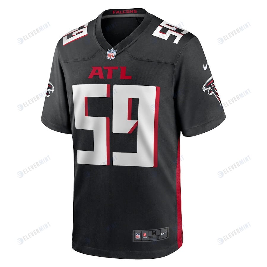 Andre Smith 59 Atlanta Falcons Men Game Jersey - Black