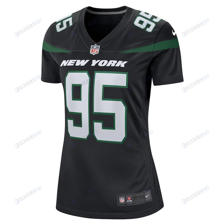Quinnen Williams 95 New York Jets Women's Alternate Game Player Jersey - Stealth Black