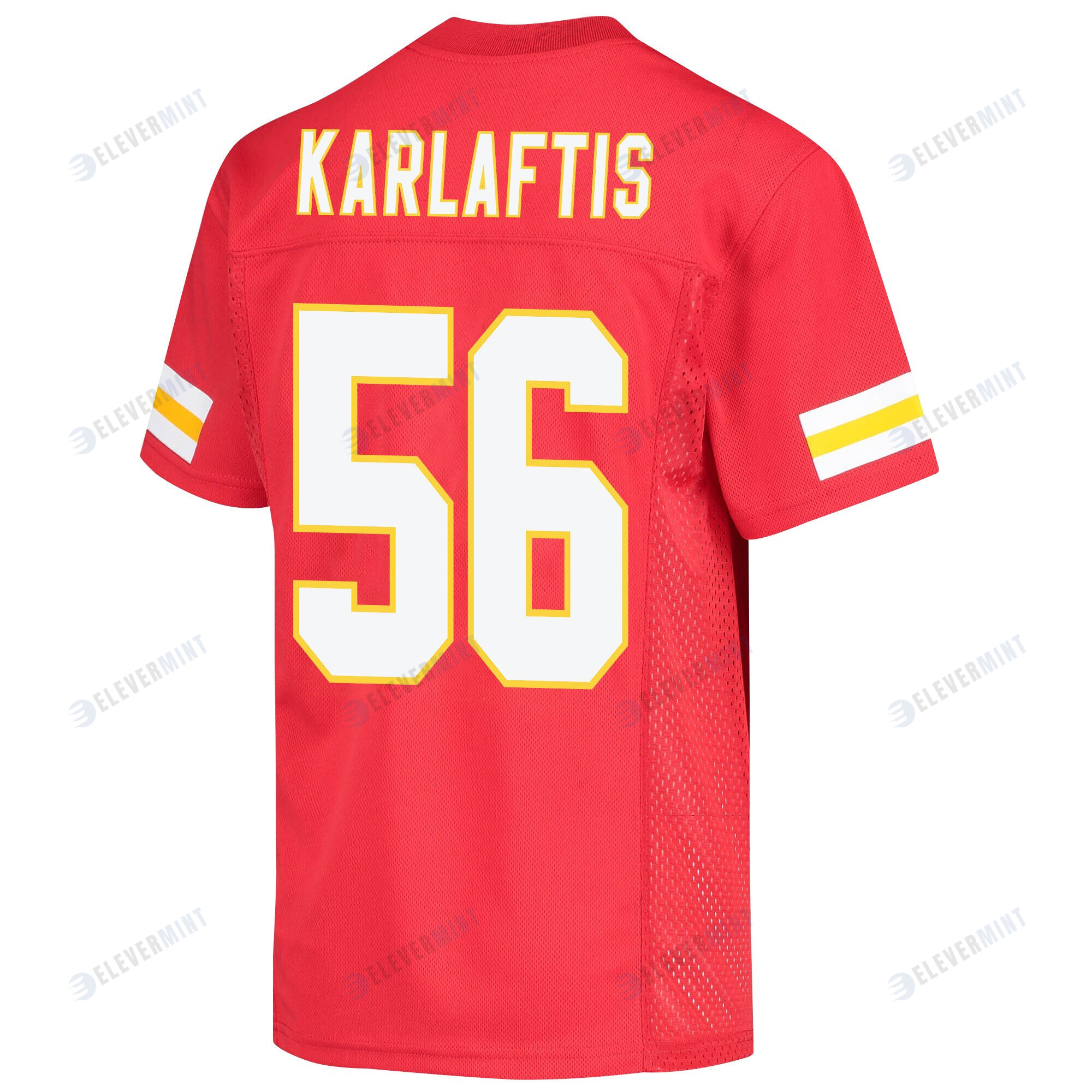 George Karlaftis 56 Kansas City Chiefs Super Bowl LVII Champions Youth Game Jersey - Red