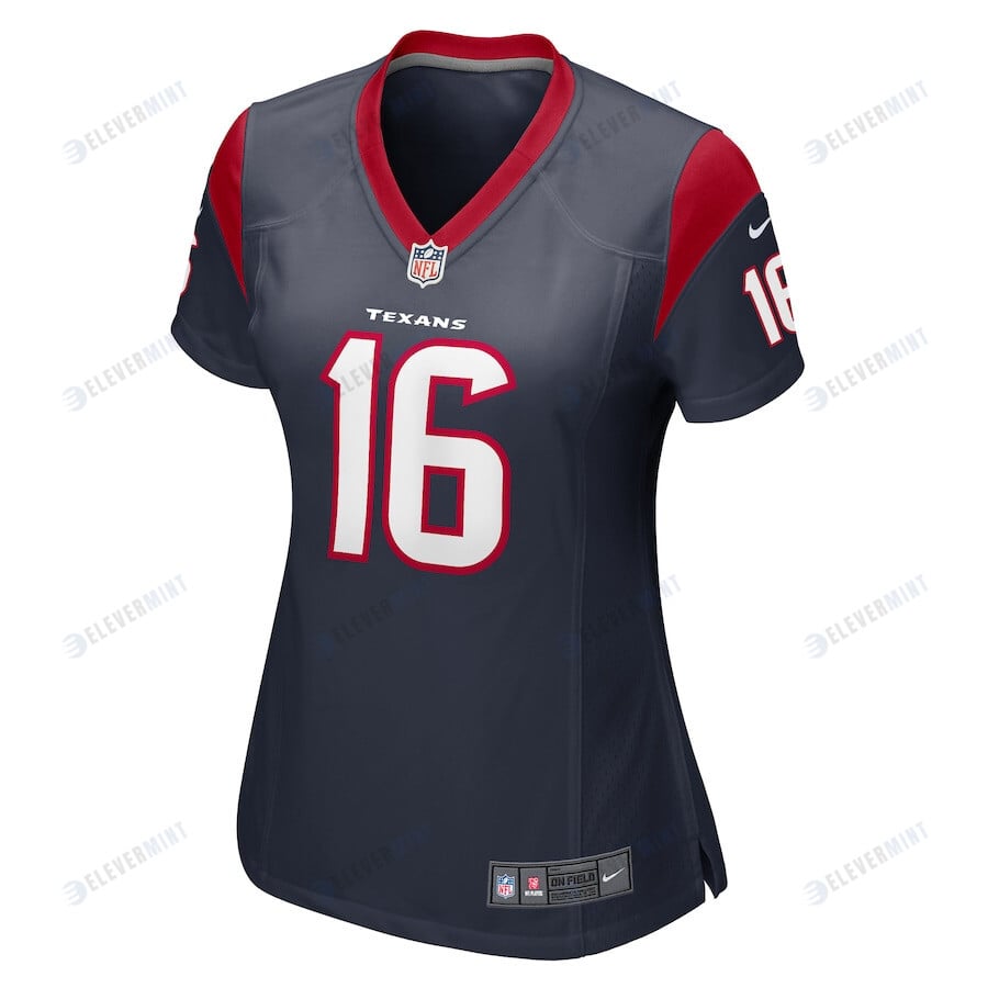 Keke Coutee 16 Houston Texans Women's Game Jersey - Navy