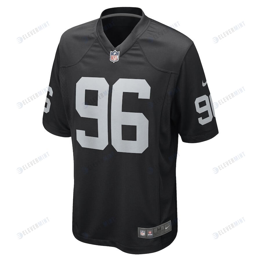 Tashawn Bower Las Vegas Raiders Game Player Jersey - Black