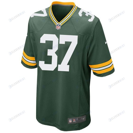 Carrington Valentine 37 Green Bay Packers Men Home Game Jersey - Green