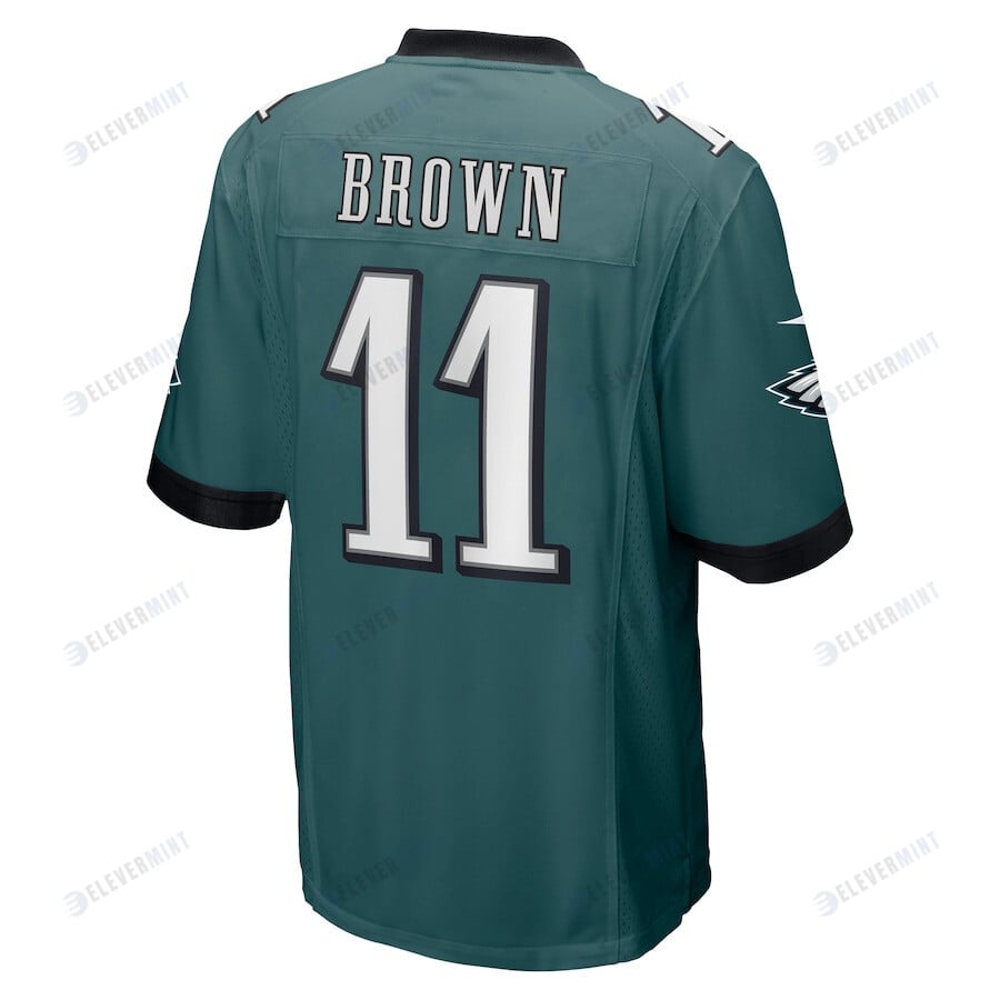 A.J. Brown 11 Philadelphia Eagles Player Game Jersey - Midnight Green
