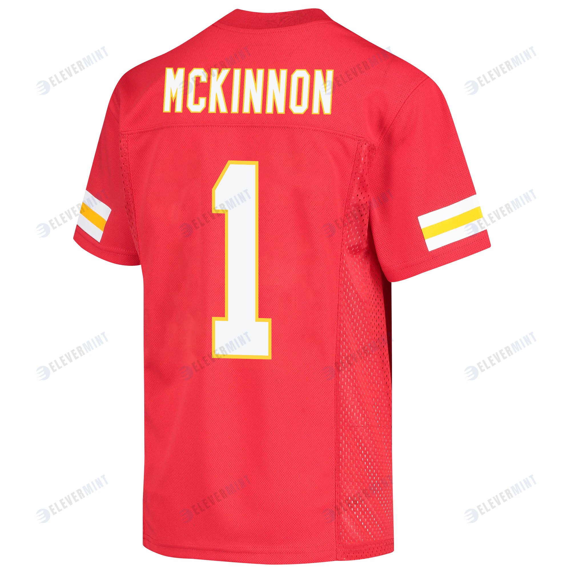 Jerick McKinnon 1 Kansas City Chiefs Super Bowl LVII Champions 3 Stars Youth Game Jersey - Red