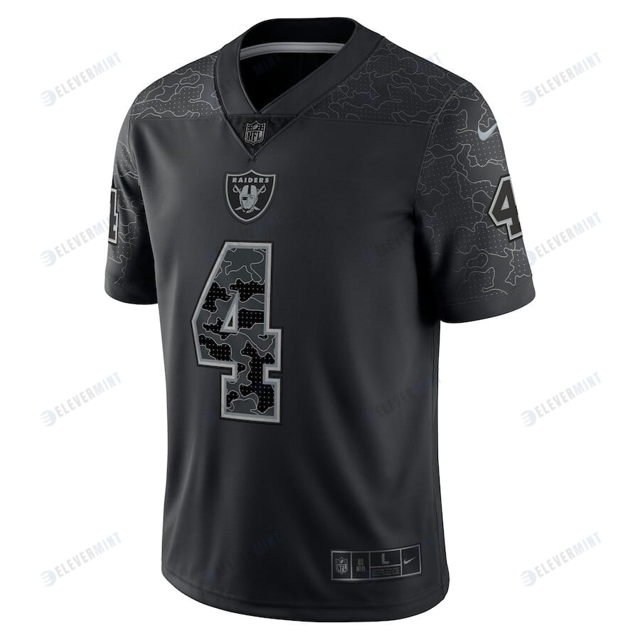 Derek Carr Las Vegas Raiders RFLCTV Limited Jersey - Black