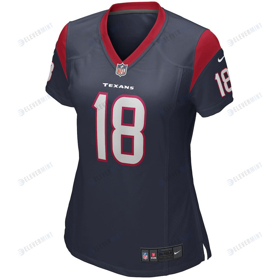 Randall Cobb 18 Houston Texans Women's Game Jersey - Navy