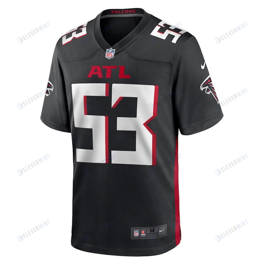 Nate Landman 53 Atlanta Falcons Game Men Jersey - Black