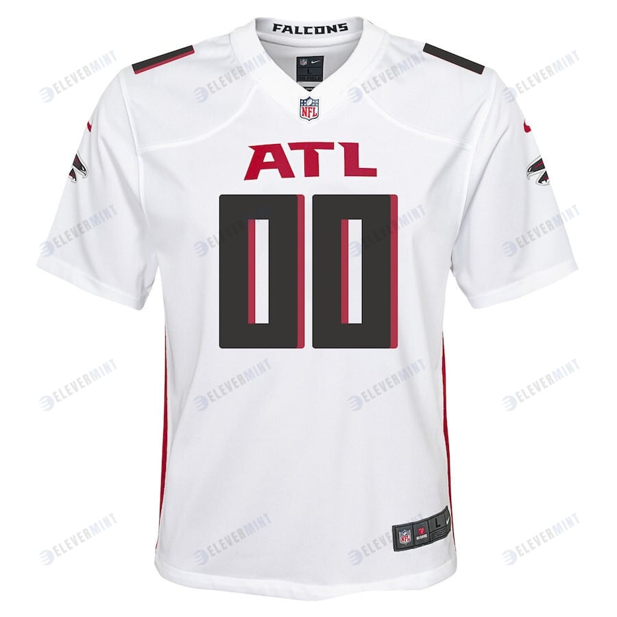Atlanta Falcons Custom YOUTH Game Jersey - White
