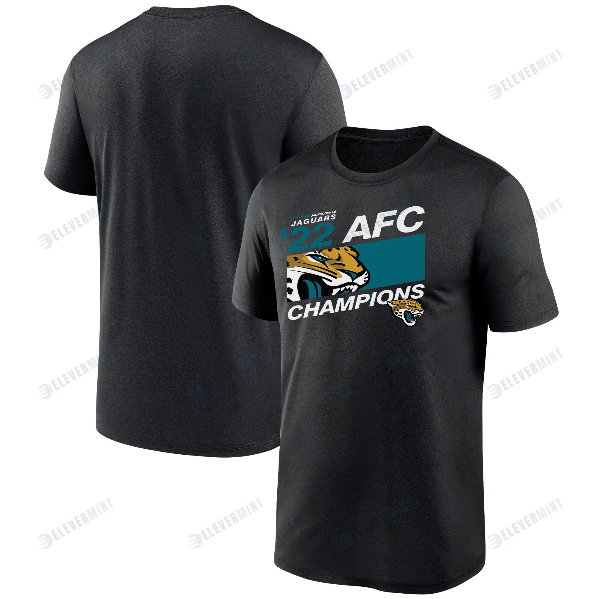 Jacksonville Jaguars AFC Champions Iconic Black Men T-Shirt