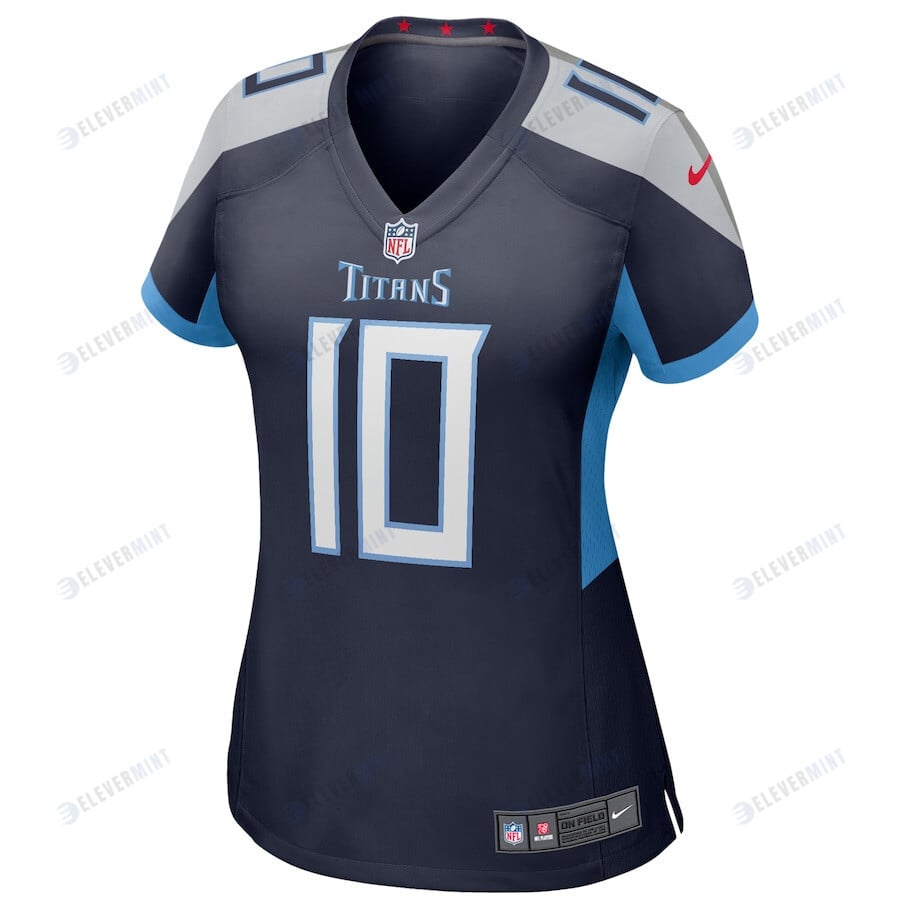 Vince Young 10 Tennessee Titans Women Game Retired Jersey - Navy
