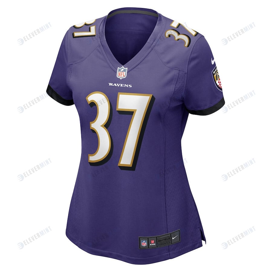 Kenyan Drake 37 Baltimore Ravens Women Game Jersey - Purple
