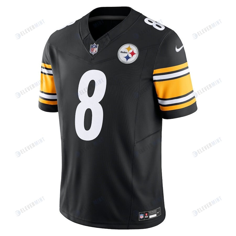 Kenny Pickett 8 Pittsburgh Steelers Vapor F.U.S.E. Limited Jersey - Black