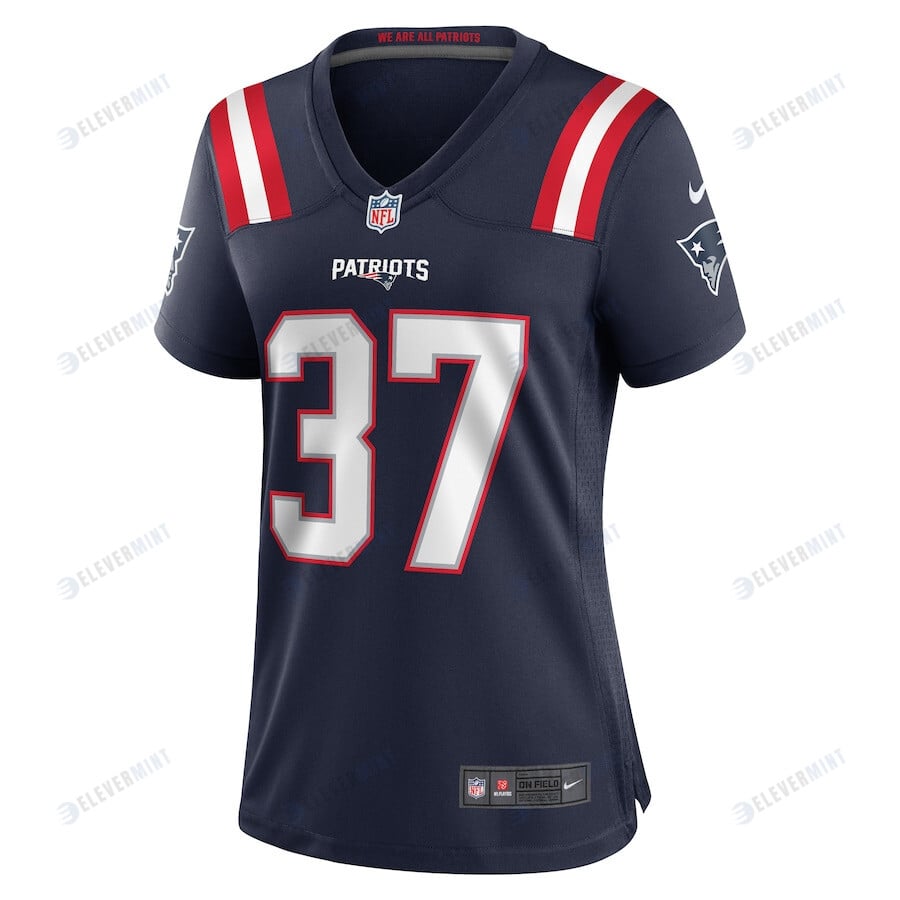 Chad Ryland 37 New England Patriots Women Team Game Jersey - Navy