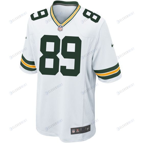 Marcedes Lewis 89 Green Bay Packers Men Away Game Jersey - White