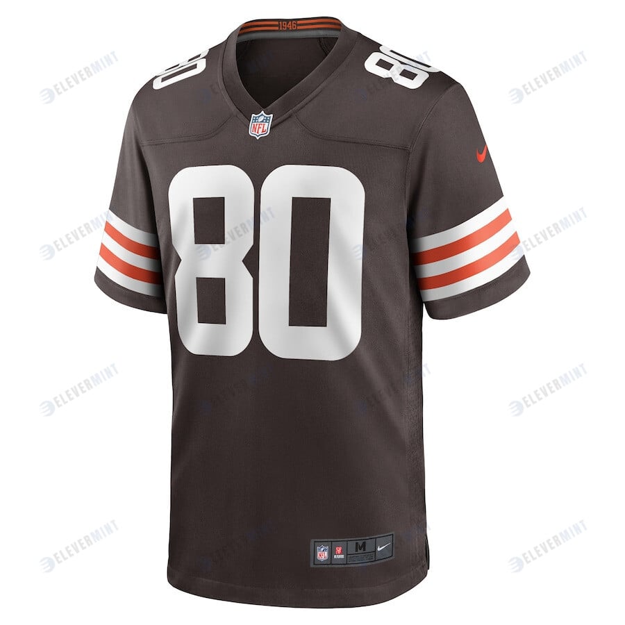 Austin Watkins Jr. 80 Cleveland Browns Men Team Game Jersey - Brown