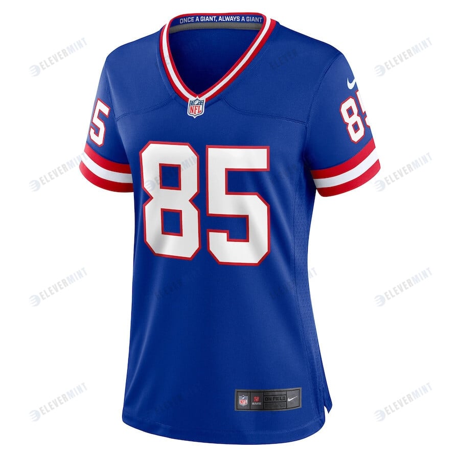 David Tyree New York Giants Women's Classic Retired Player Game Jersey - Royal