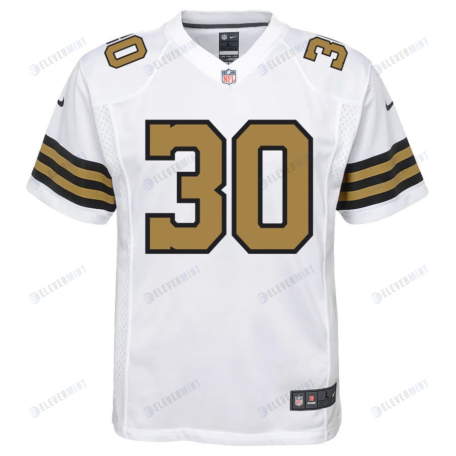 Jamaal Williams 30 New Orleans Saints Youth Alternate Game Jersey - White