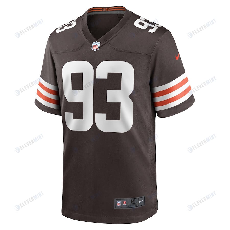 Shelby Harris 93 Cleveland Browns Men Team Game Jersey - Brown