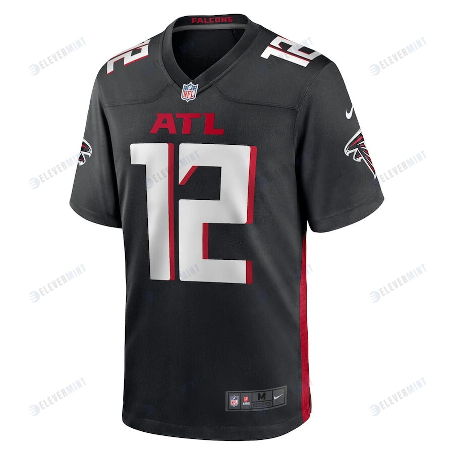 KhaDarel Hodge 12 Atlanta Falcons Men's Game Jersey - Black