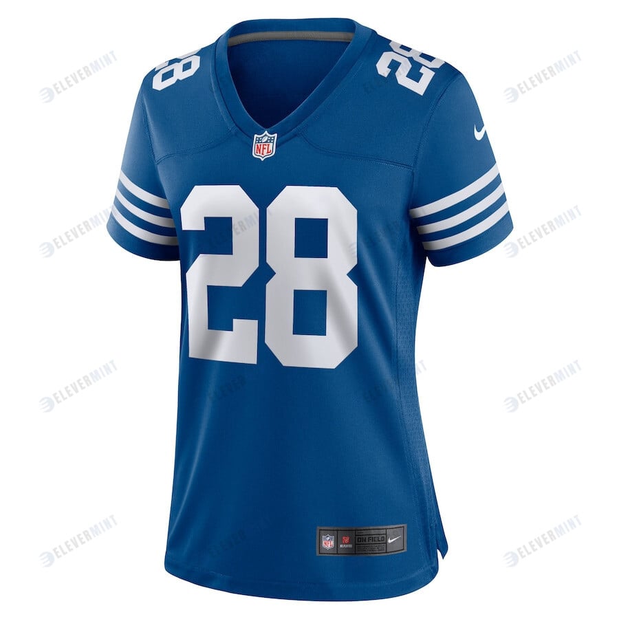 Jonathan Taylor 28 Indianapolis Colts Women Game Jersey - Royal