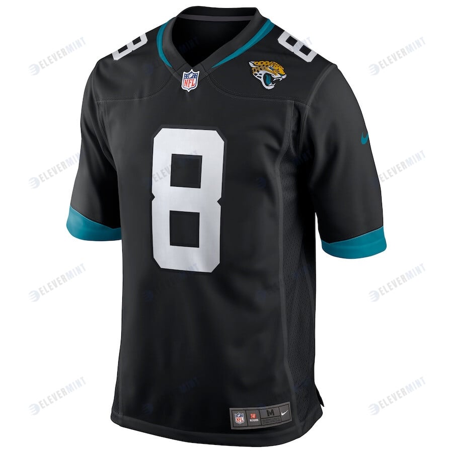 Mark Brunell 8 Jacksonville Jaguars Men Game Retired Jersey - Black