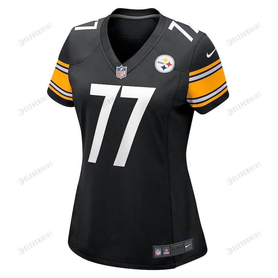 Broderick Jones 77 Pittsburgh Steelers Women Game Jersey - Black