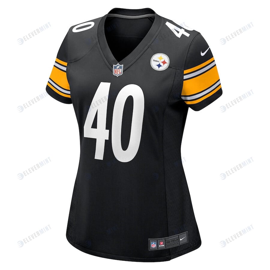 Andrew Adams 40 Pittsburgh Steelers Women's Game Jersey - Black