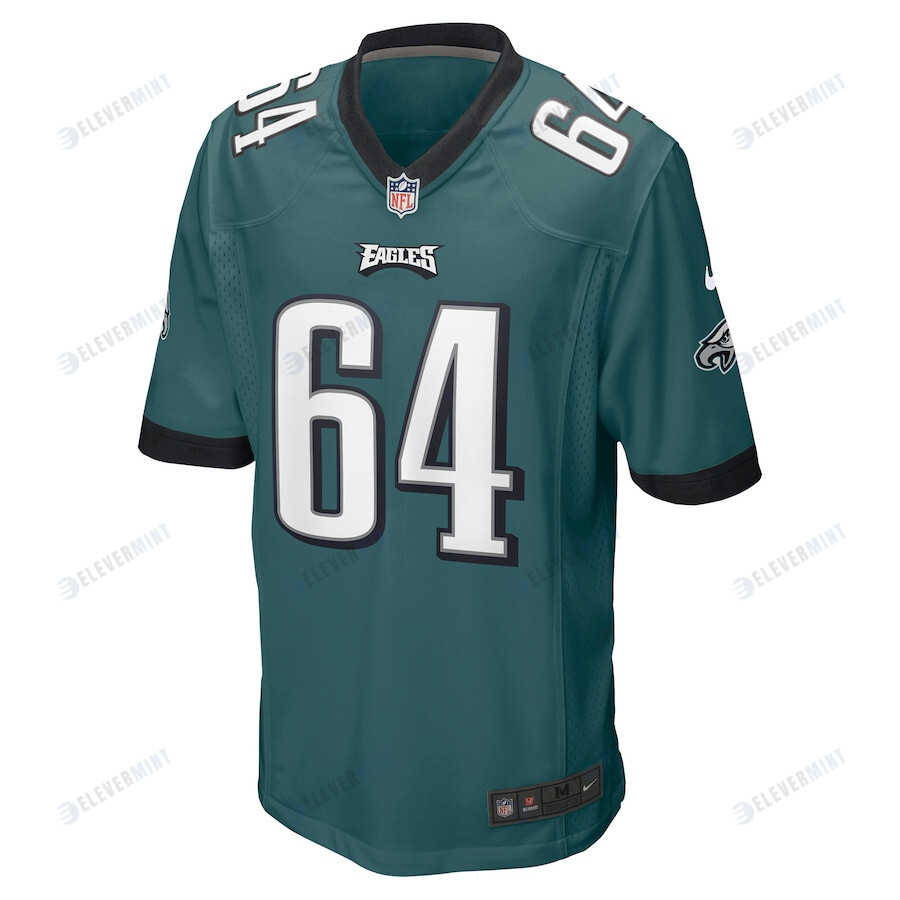 Brett Toth 64 Philadelphia Eagles Game Jersey - Midnight Green