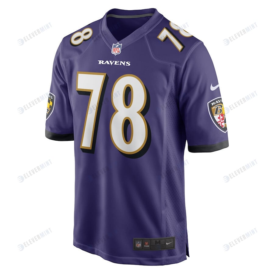 Morgan Moses Baltimore Ravens Game Player Jersey - Purple