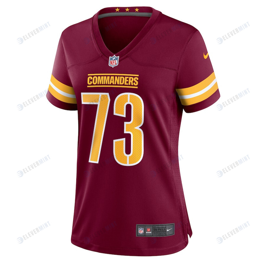 Trent Scott 73 Washington Commanders Women's Game Jersey - Burgundy