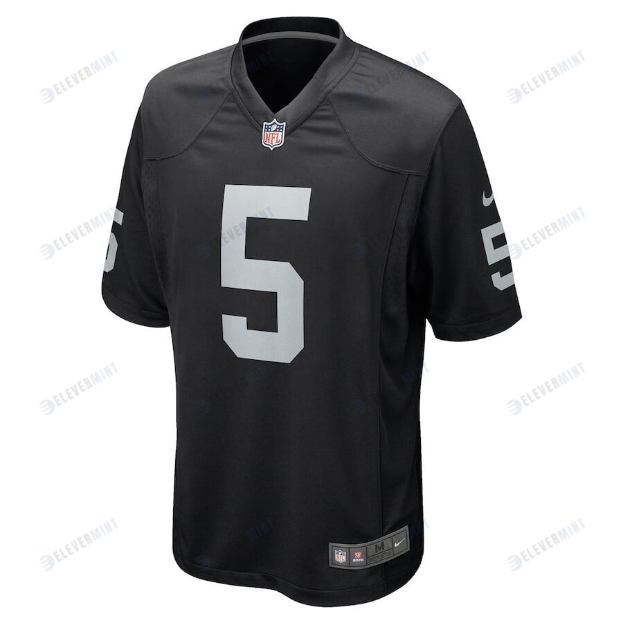 Divine Deablo 5 Las Vegas Raiders Men Game Jersey - Black