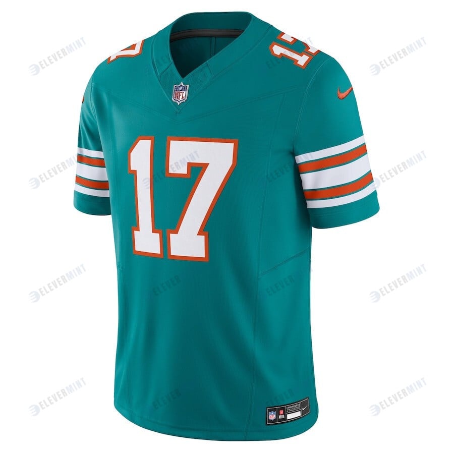 Jaylen Waddle 17 Miami Dolphins Vapor F.U.S.E. Limited Alternate 1 Jersey - Aqua