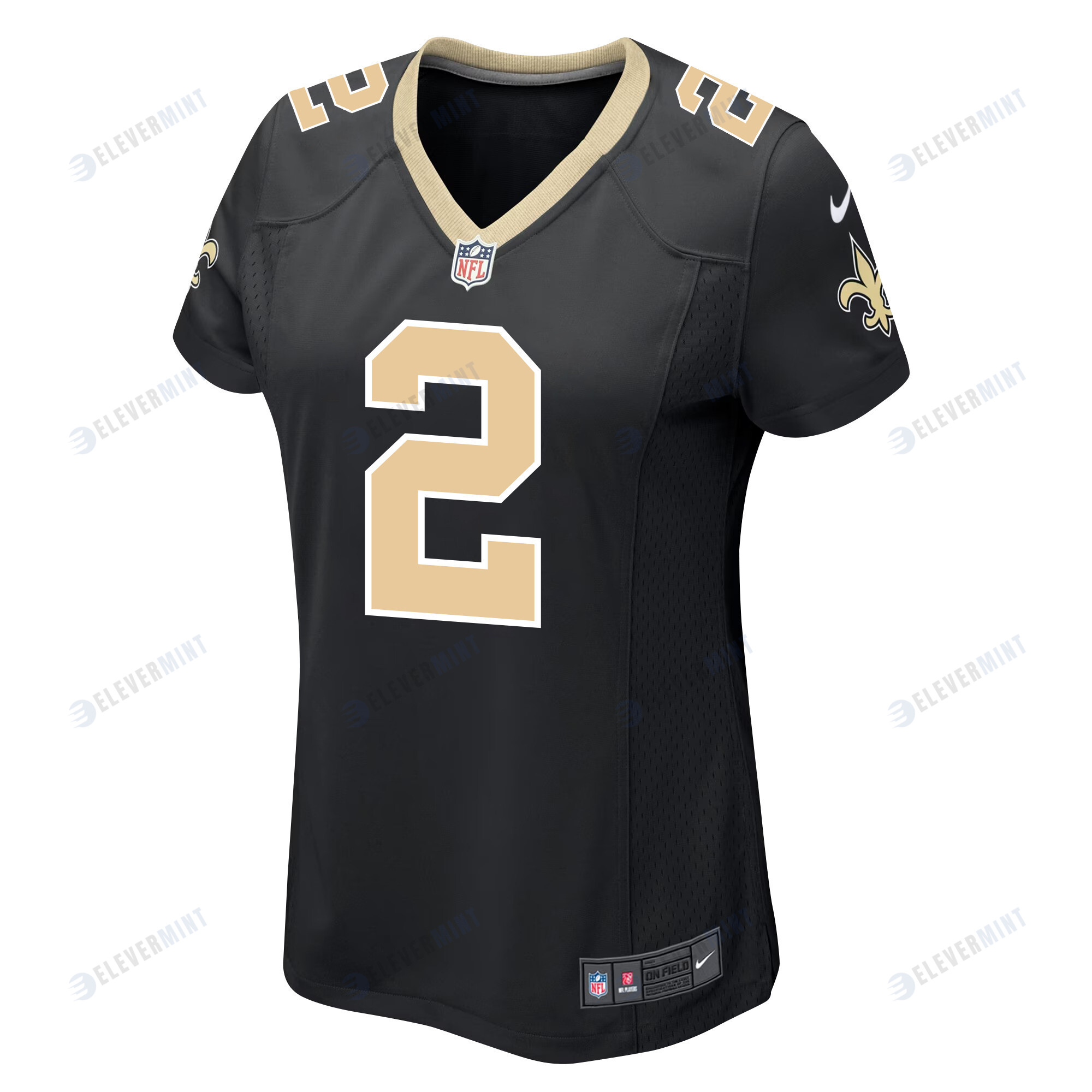 Jameis Winston 2 New Orleans Saints Women Game Jersey - Black