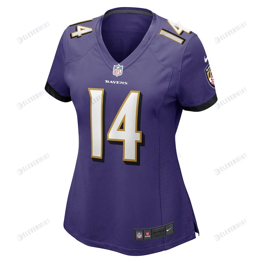 Kyle Hamilton Baltimore Ravens Women's Player Game Jersey - Purple