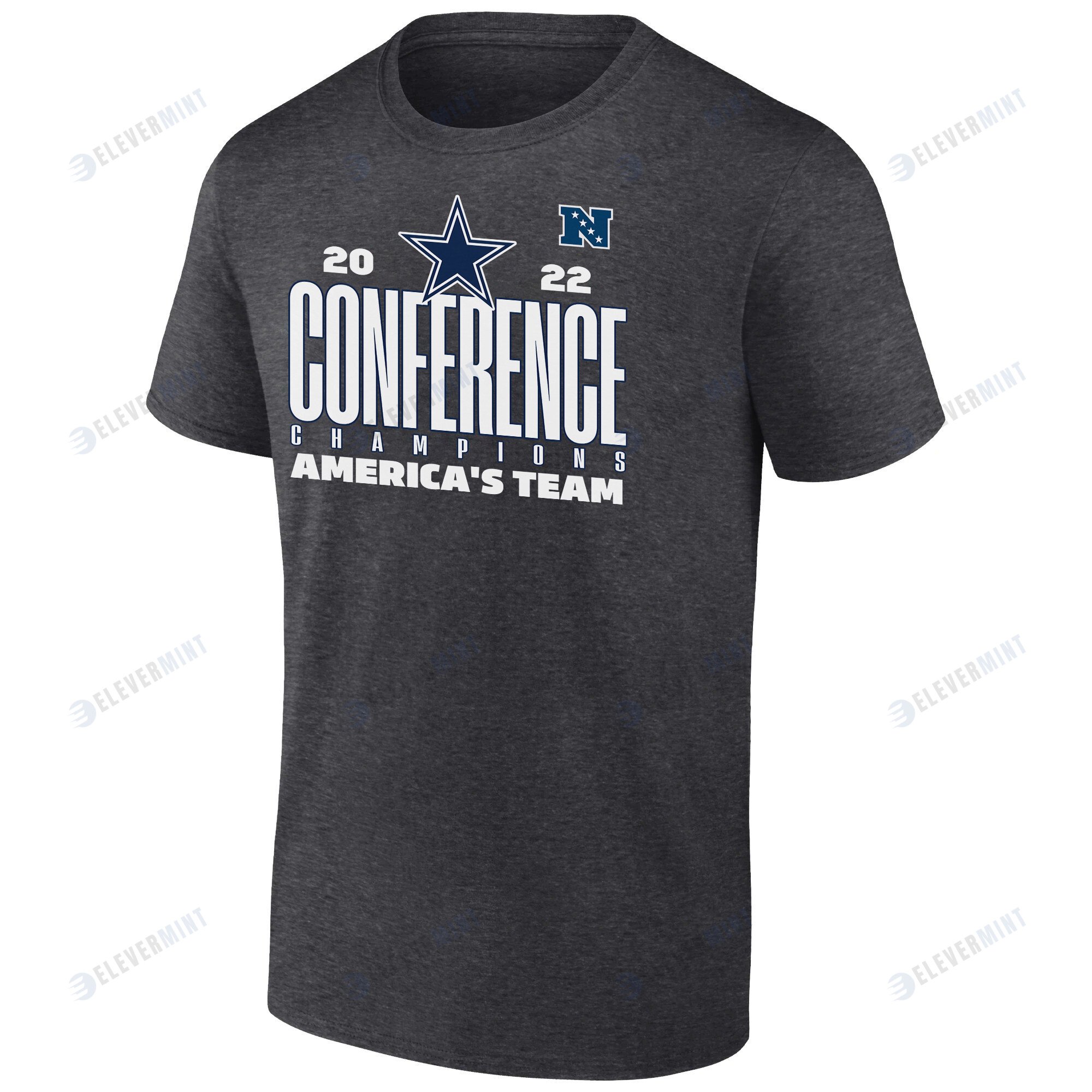 Dallas Cowboys NFC Conference Champions America's Team T-Shirt - Charcoal