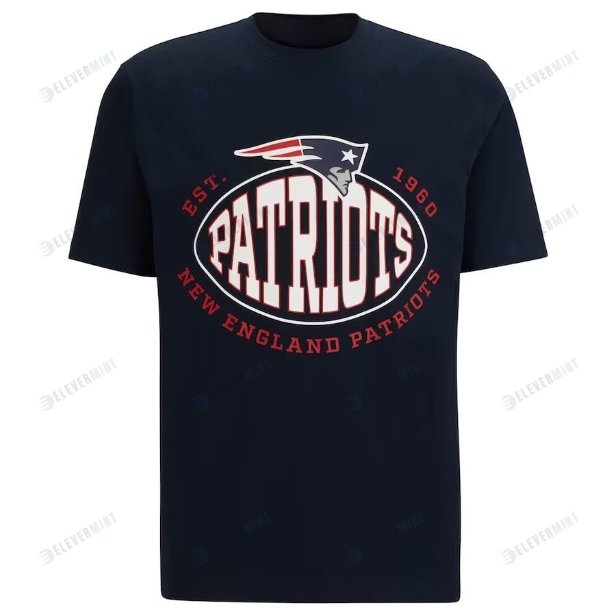 New England Patriots Est.1960 Trap T-Shirt - Navy