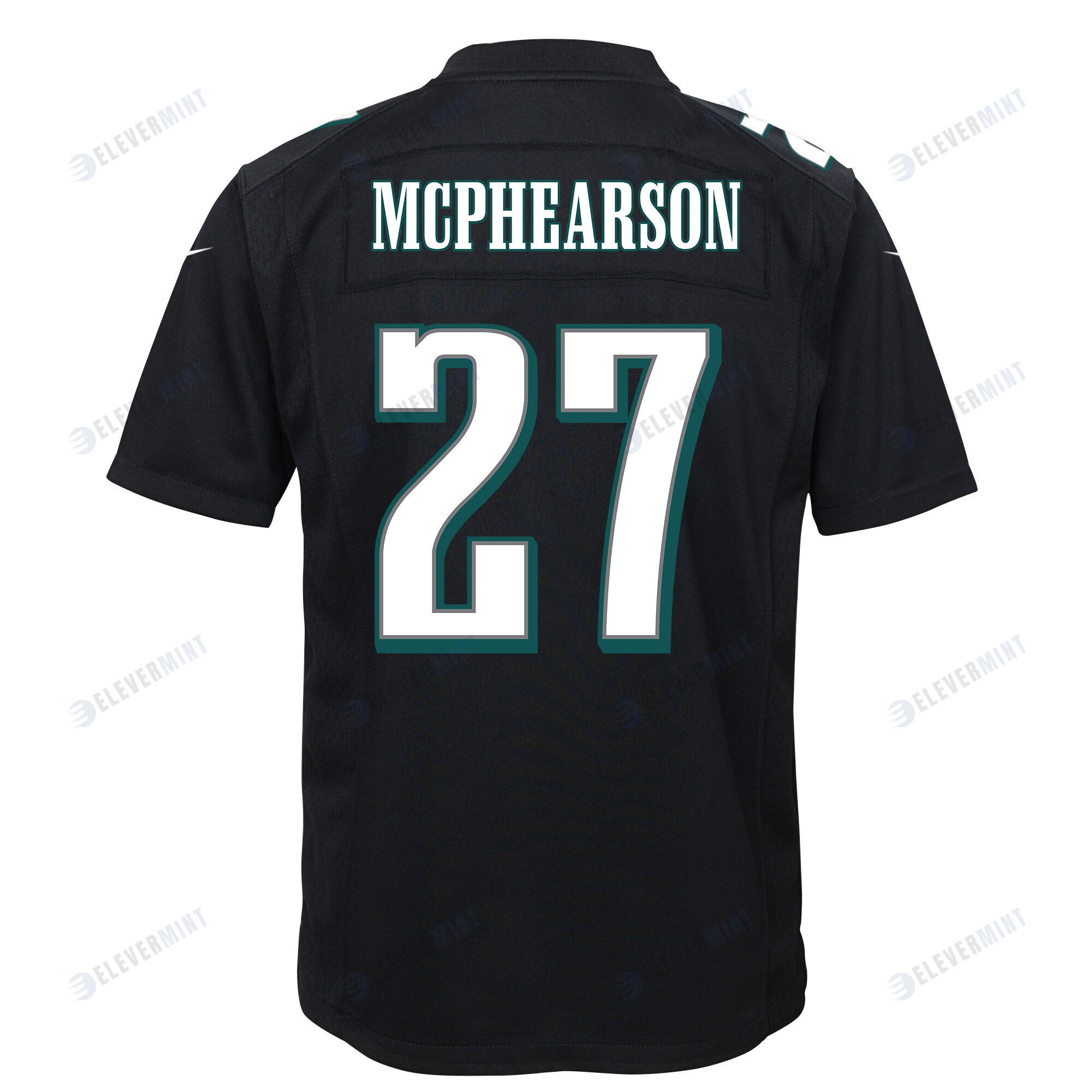 Zech McPhearson 27 Philadelphia Eagles Super Bowl LVII Champions 2 Stars Youth Game Jersey - Black