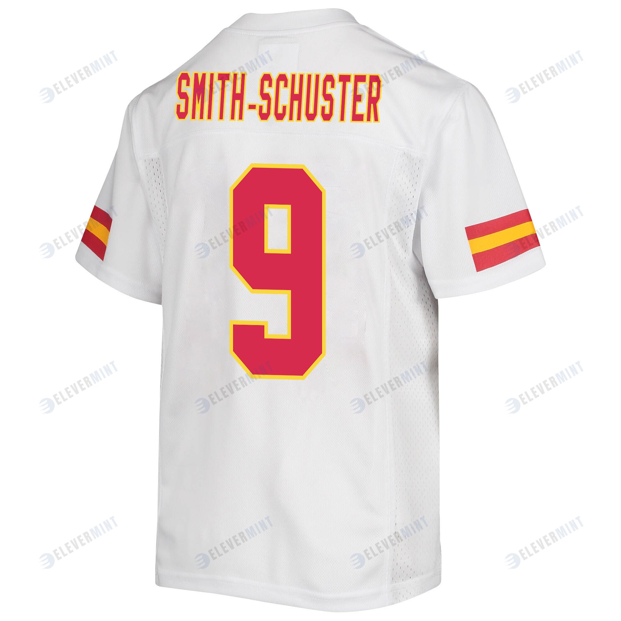 JuJu Smith-Schuster 9 Kansas City Chiefs Super Bowl LVII Champions 3 Stars Youth Game Jersey - White