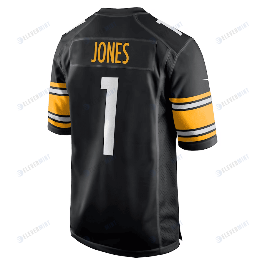 Broderick Jones Pittsburgh Steelers 2023 NFL Draft First Round Pick Game Jersey - Black