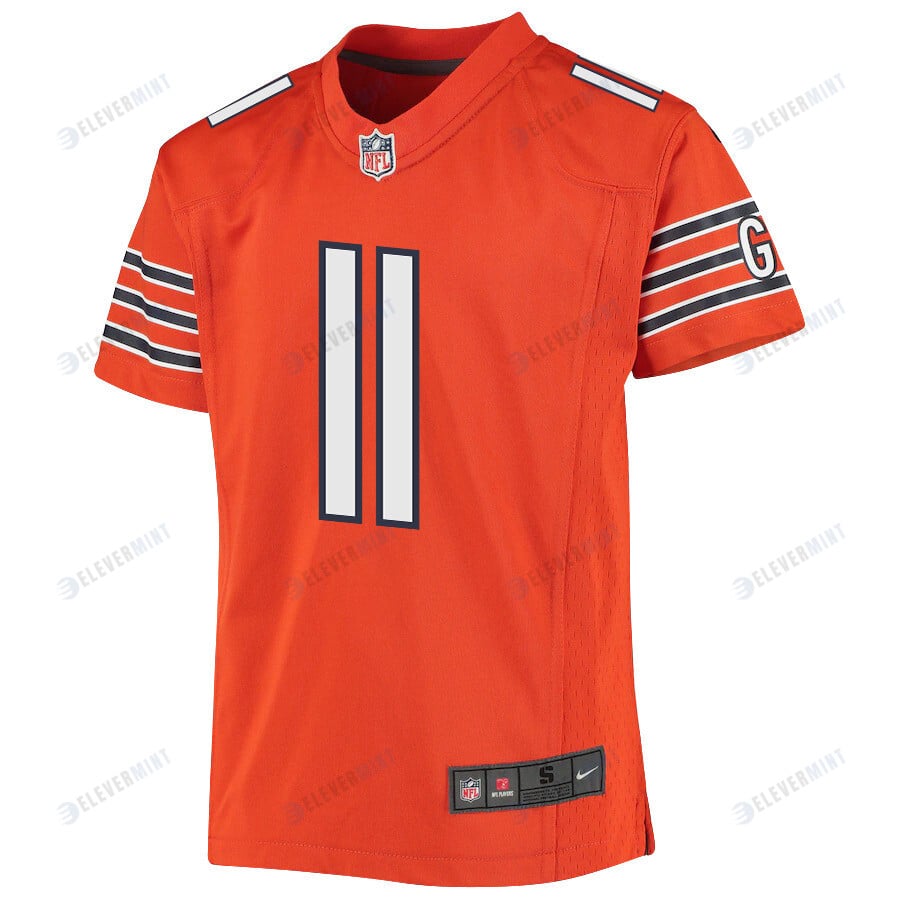 P.J. Walker 11 Chicago Bears Youth Altenate Game Jersey - Orange