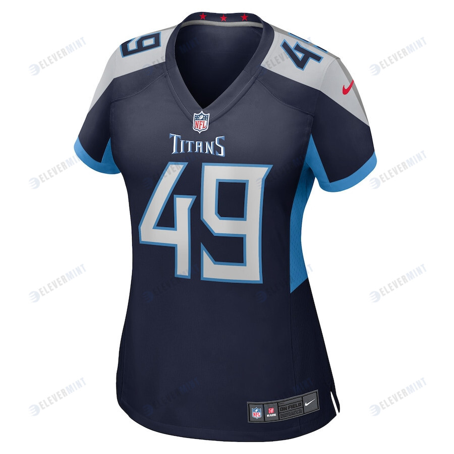 Thomas Odukoya Tennessee Titans Women's Game Player Jersey - Navy