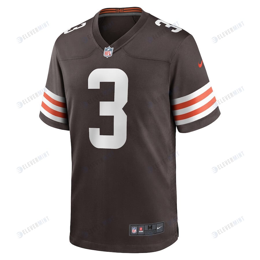 Marquise Goodwin 3 Cleveland Browns Men's Team Game Jersey - Brown