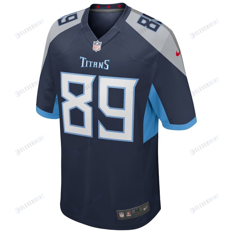 Frank Wycheck 89 Tennessee Titans Men Game Retired Jersey - Navy